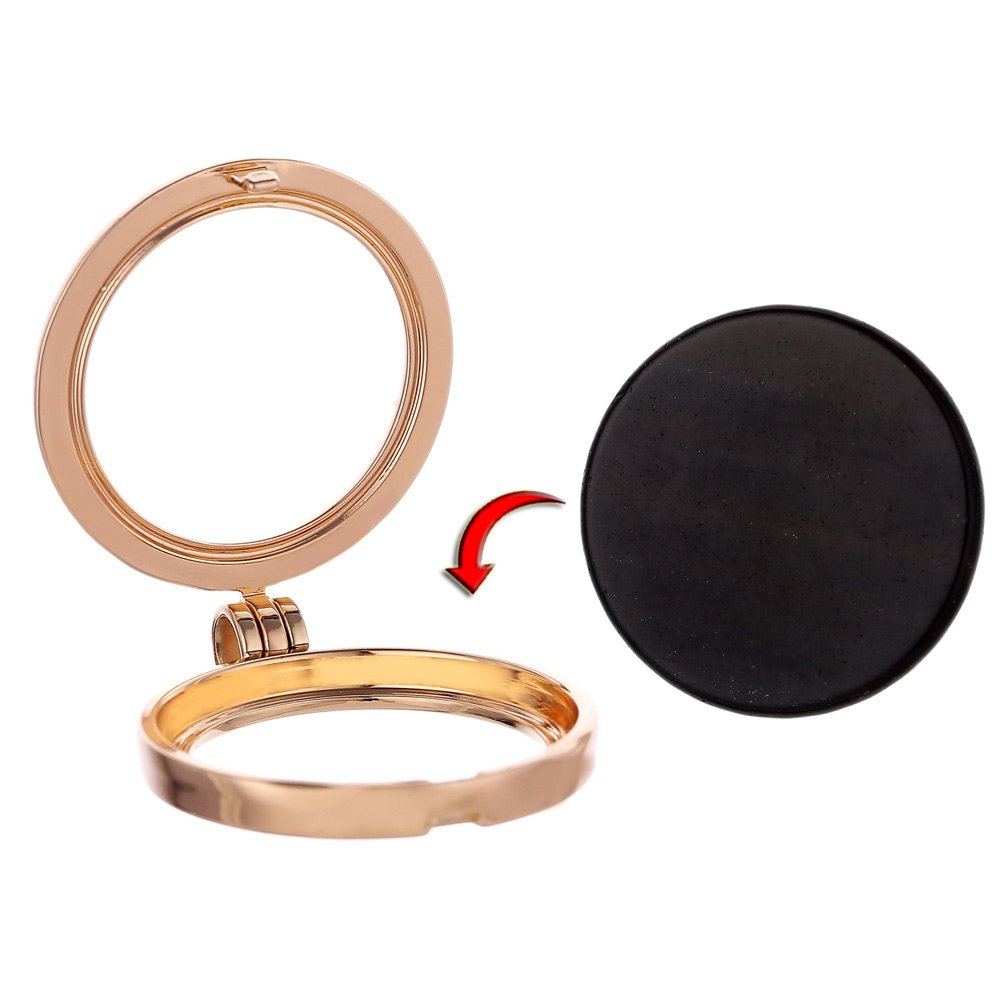 Morella Collana Donna 70 cm Acciaio Inossidabile Oro con Coins Moneta amuleto Ciondolo Chakra Rotondo 33 mm Gemma Pietra preziosa in Sacchetto di Velluto