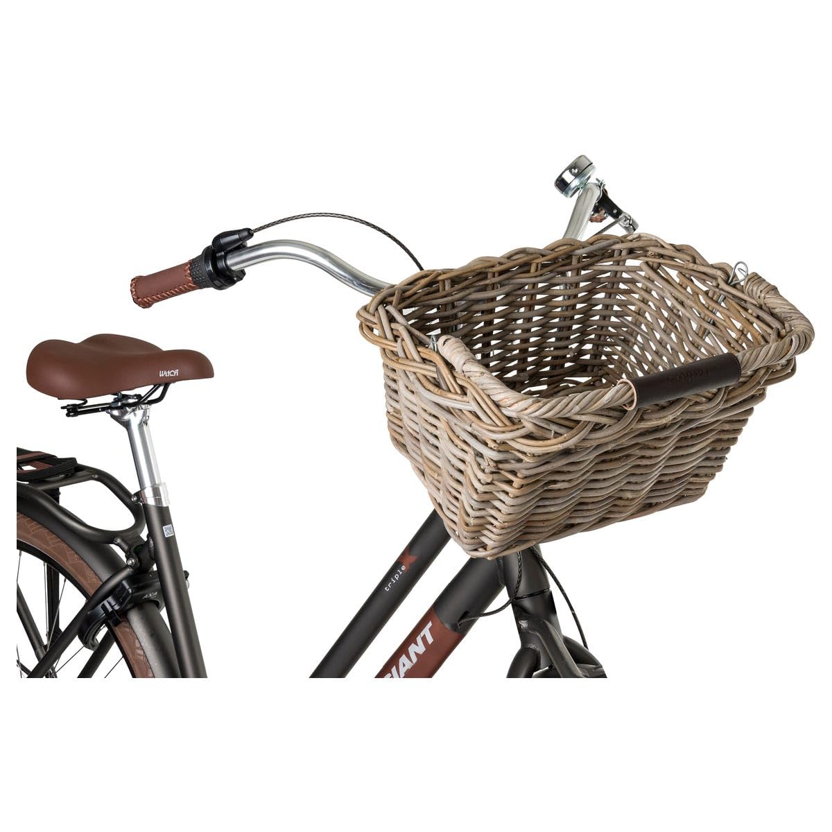 FASTRIDER Fastrider Elif Rattan Fahrradkorb Naturel 16L
