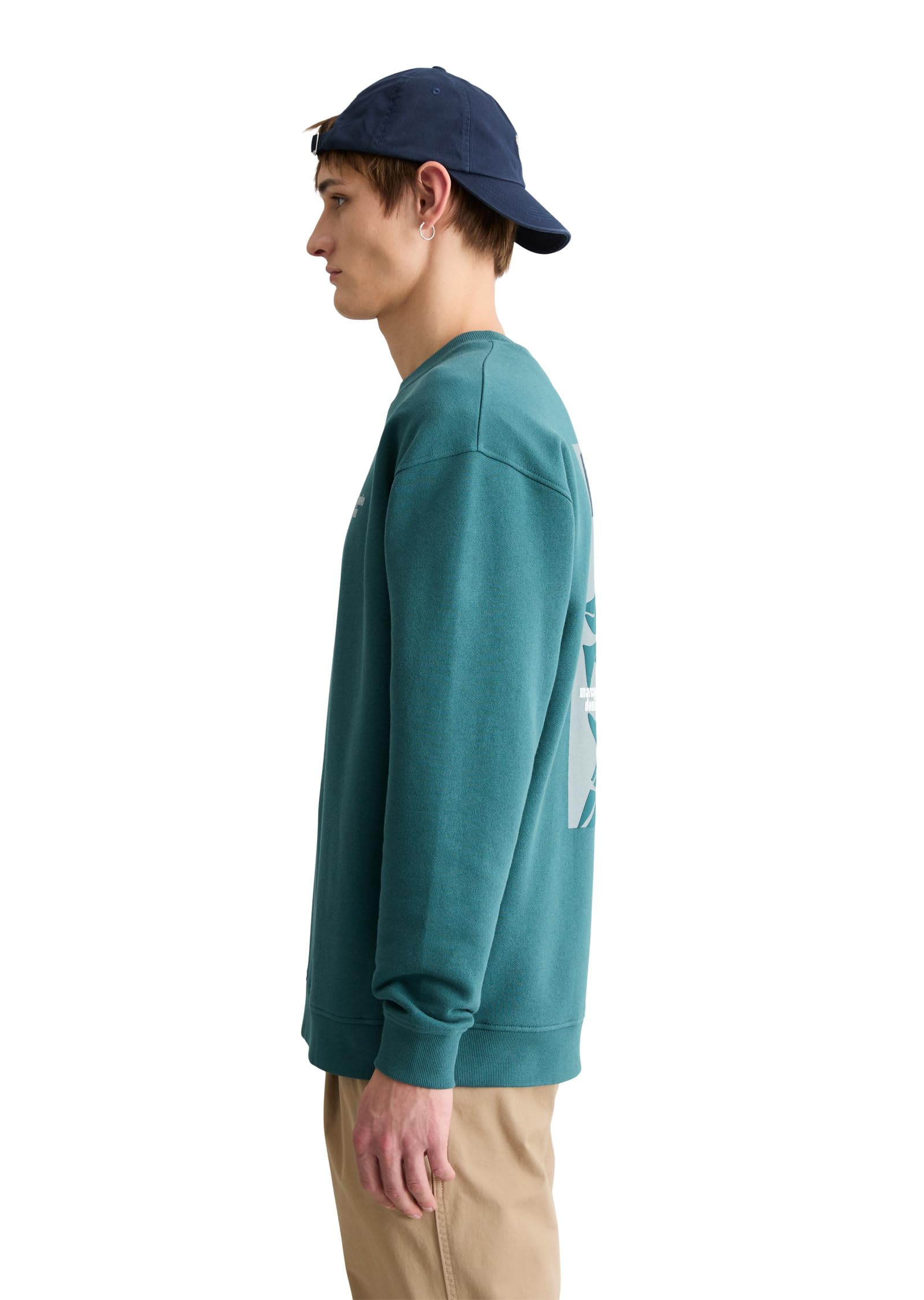 Marc OߴPolo Denim Sudadera Hombre con estampado en la espalda Relaxed Fit