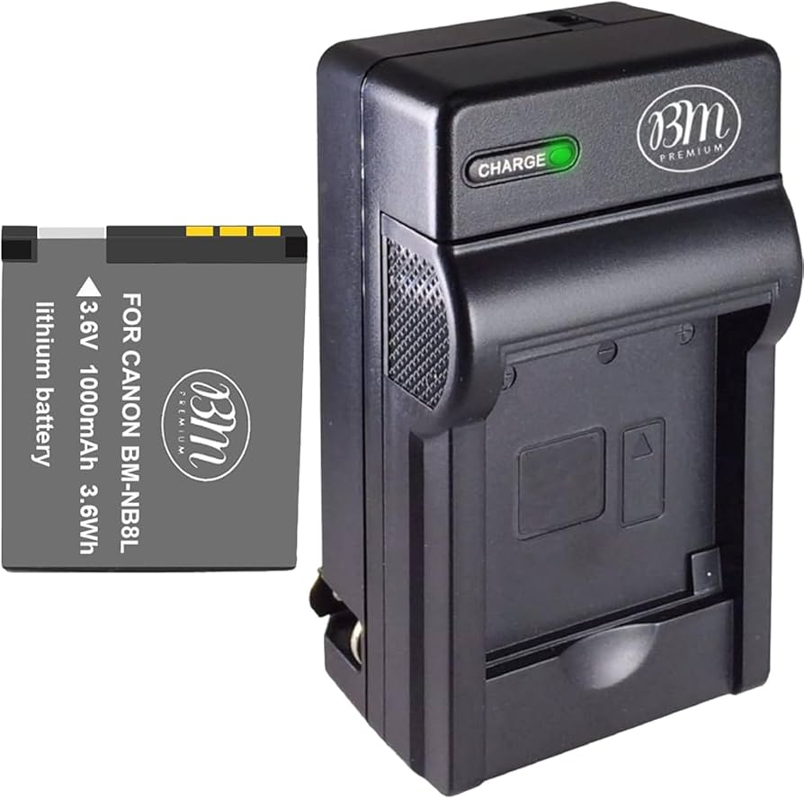 Amazon.com : BM Premium NB-8L Battery & Charger Kit for Canon