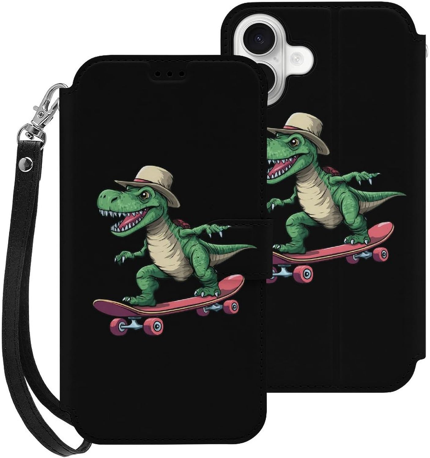 Funny Animal Dinosaur Flip Case Compatible for IPhone16 Series