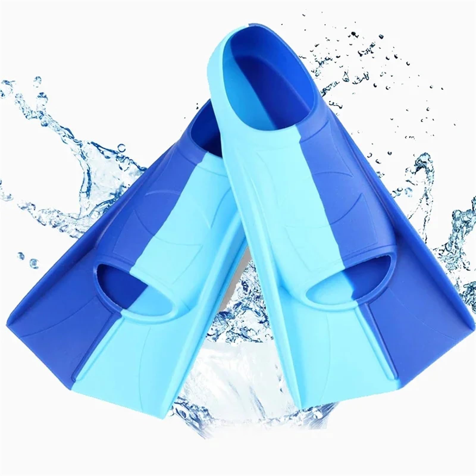 Pinne Snorkeling Pinne da Nuoto for Uomo e Donna, in Silicone, Corte, for Adulti e Bambini, Leggere, for l'allenamento subacqueo