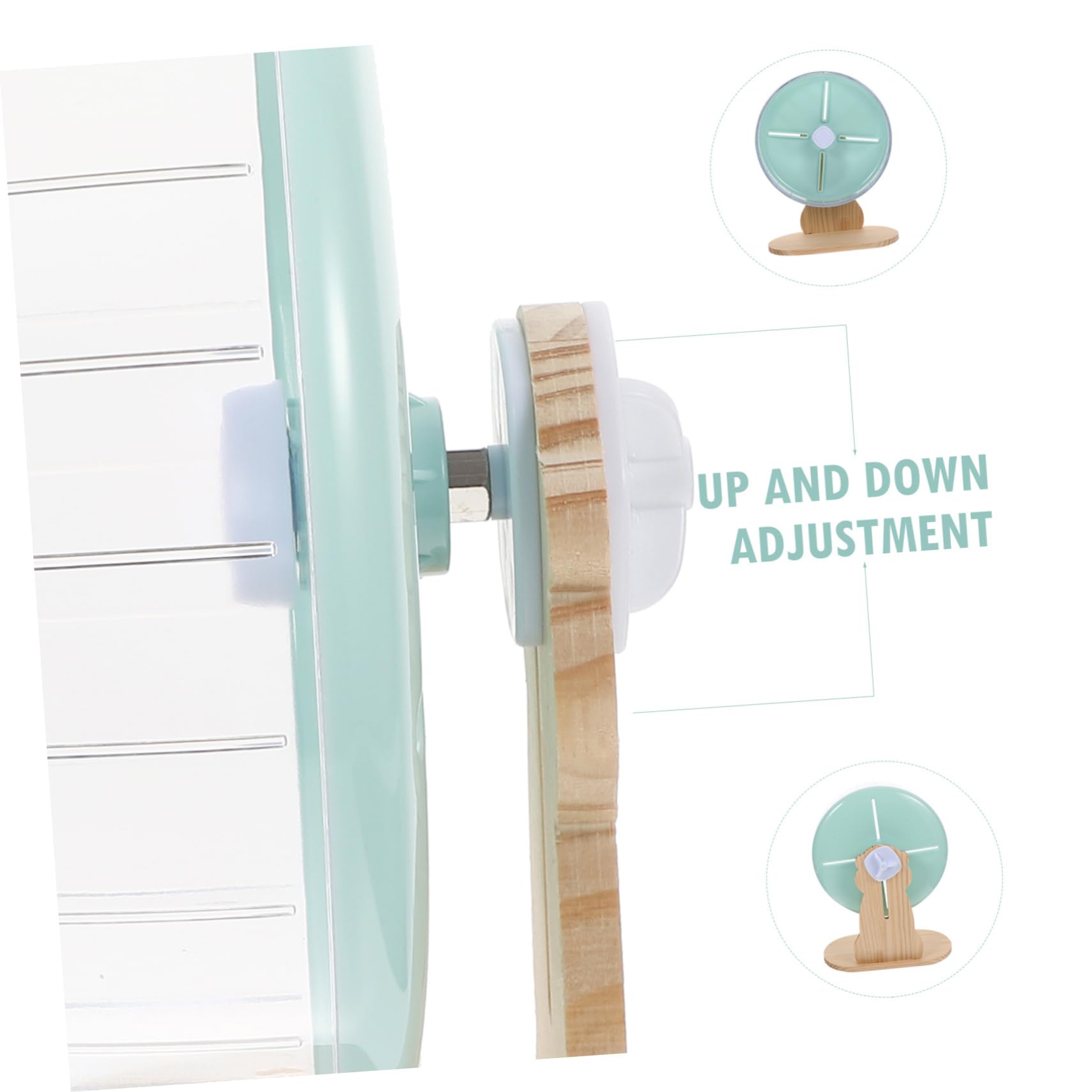 TOYANDONA Roue Silencieuse pour Hamster Stable Sol pour Rats Et Chinchillas Roue Décorative pour Cage Compacte Bruit