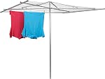 Household Essentials 4000 Outdoor Parallel Style Clothes Dryer with Steel Arms | 30 Lines to Hang Wet Laundry