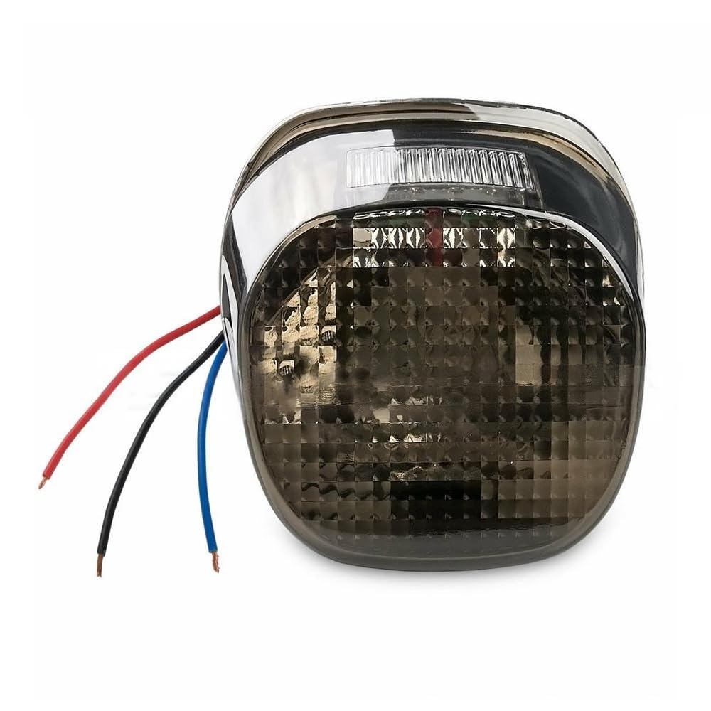 Baceyong Feu arrière à LED, feu arrière de moto à LED, feu stop Compatible avec Harley-Davidson, noir