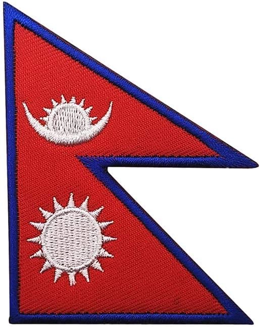 ShowPlus Nepal Flag Patch Military Embroidered Tactical Patch (Nepal)
