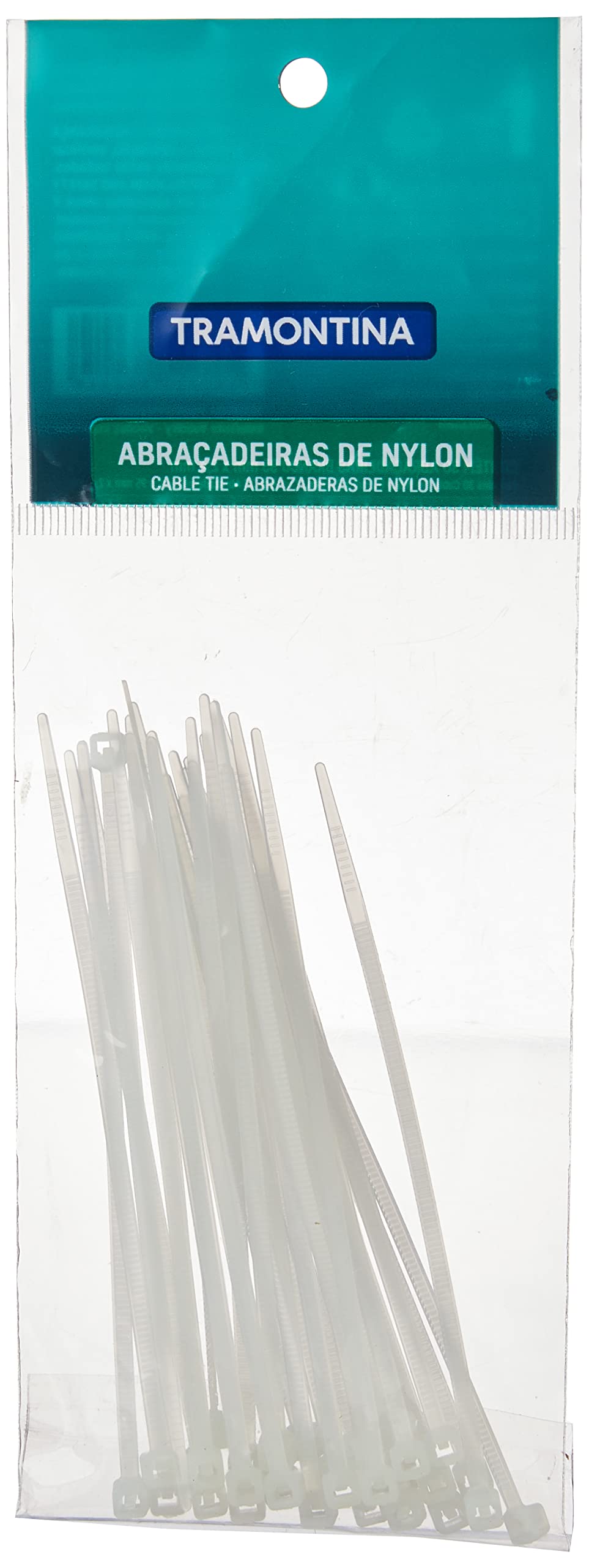 Tramontina 30 Pieces 95mmx2.4mm White Cable Ties