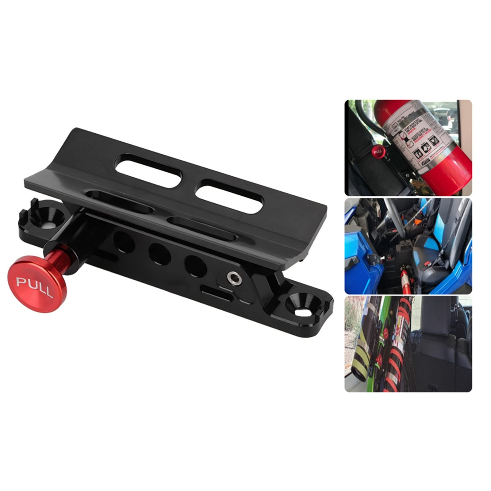 Für Feuerlöscherhalterungen-Auto Feuerlöscher Halterung Autofeuerlöscher Kofferraum Halter Auto Modifizierte Aluminiumlegierung Einstellbare Feuerlöscher-Halterung Halterung