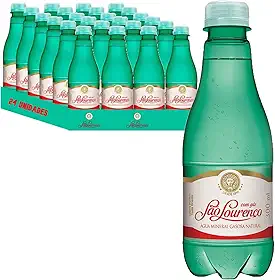 Água Mineral C/ Gás Pet SÃO LOURENÇO 300ml (24 unidades)