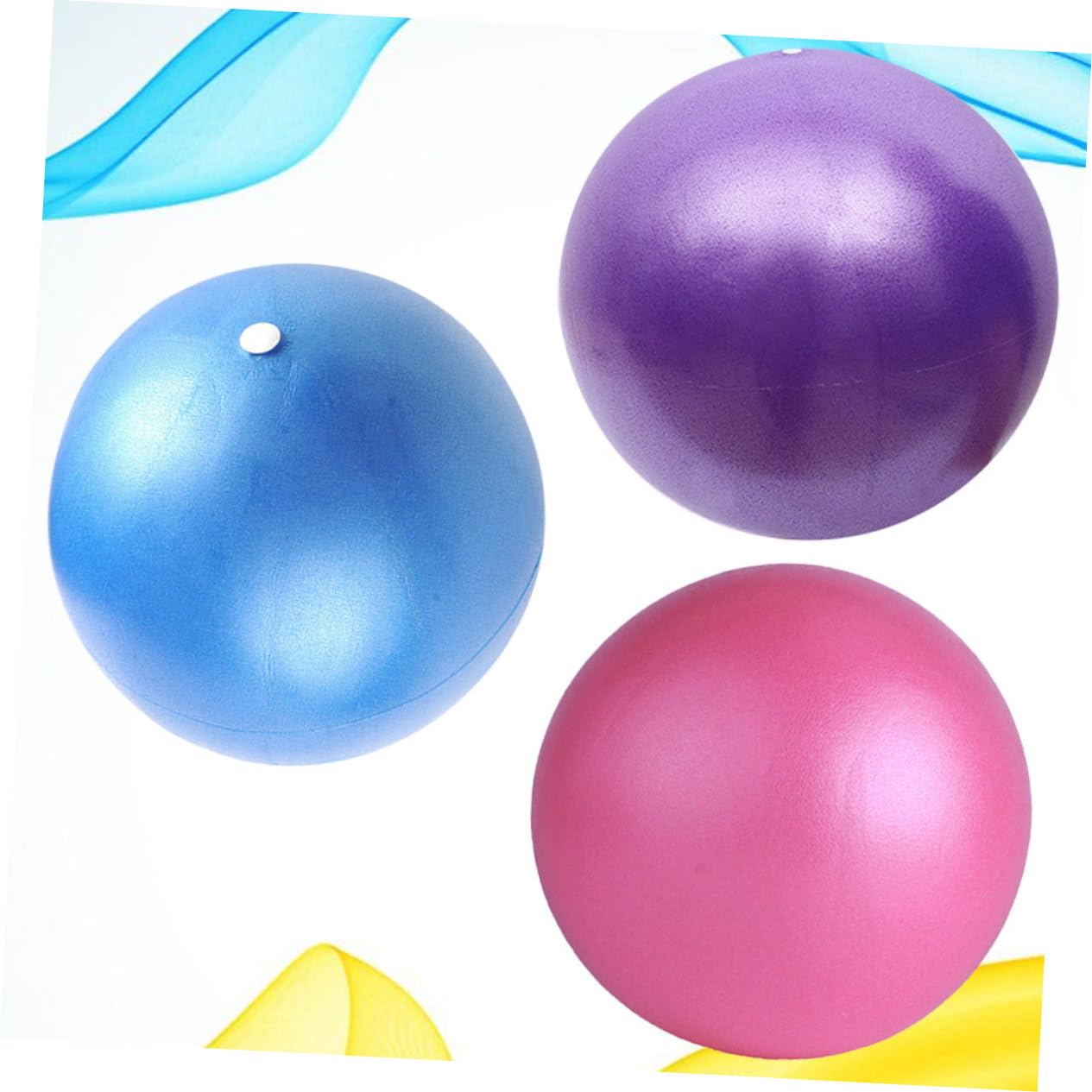 Hemoton 3Pcs Balls Burst Flexibility Training for Core Strengthening Balance Posture Improvement for Home Workouts Physical Therapy