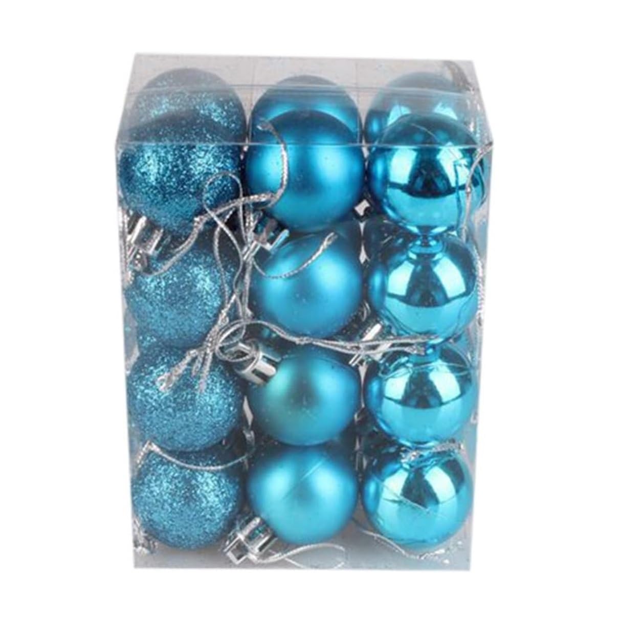Set de Bolas de Navidad Bolas de Navidad 24 Uds Bolas De Navidad Decoraciones Navideñas De Plástico Adornos Para Interiores Y Exteriores Para Colgar Árboles Fiestas Navideñas Bolas para Arbol de Navid