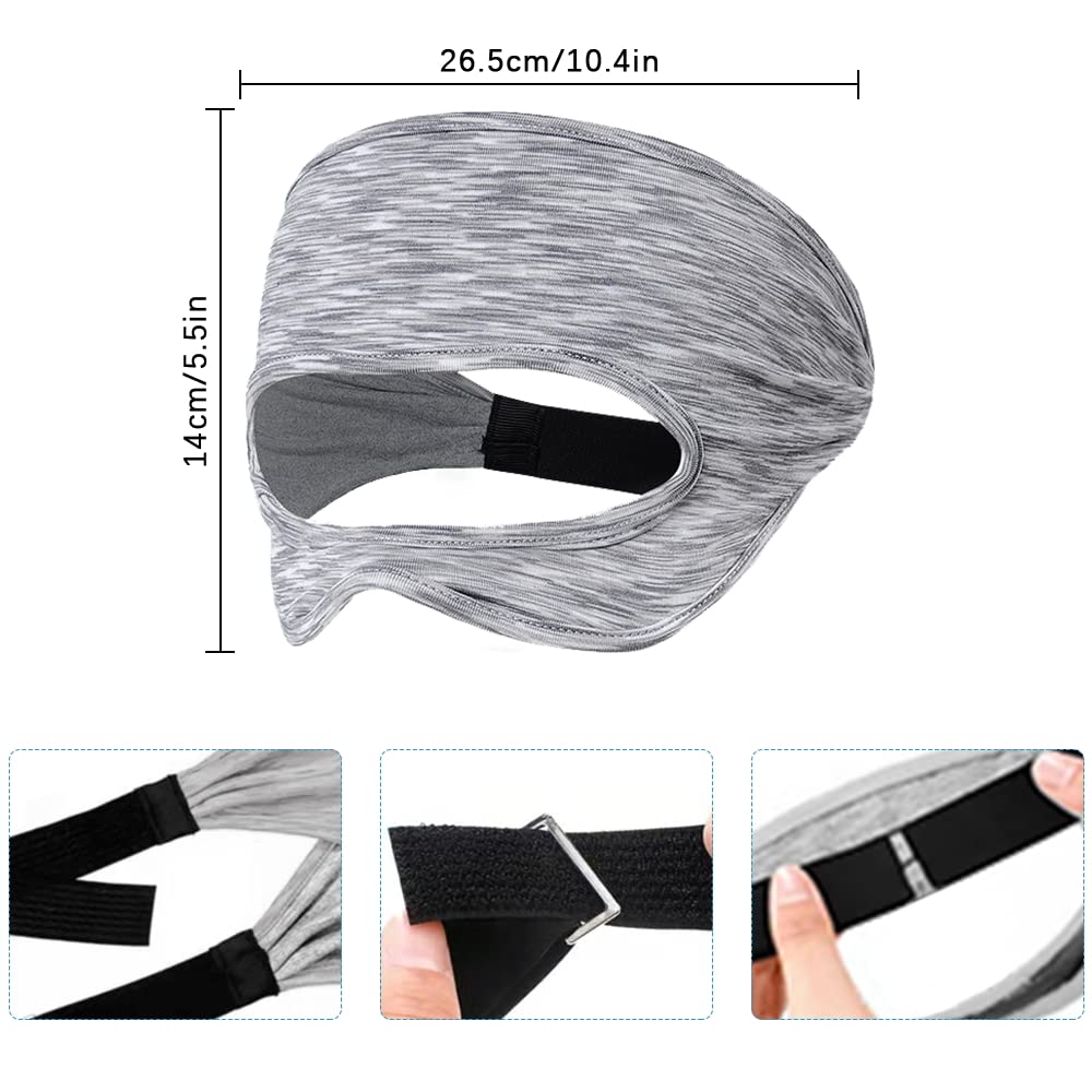 3 Piezas Protector contra Sudor Compatible con Auriculares Meta Quest 3/Quest 3S, 4 PZS VR Máscaras Transpirable para VR Auriculares PS VR2/Meta Quest Pro/Meta Quest 2/HTC Vive, Multicolor