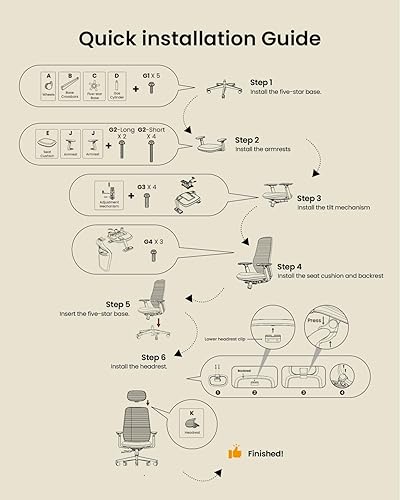 Miniatura 9 de ProtoArc EC200 Silla de oficina ergonómica EC200 Silla de computadora de malla con respaldo alto con soporte lumbar, reposacabezas ajustable 3D y