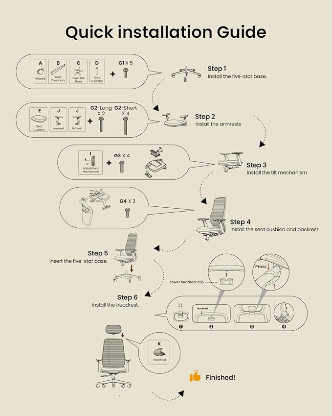 Silla De Oficina Ergonómica Con Soporte Lumbar Y Reposacabez miniatura 9