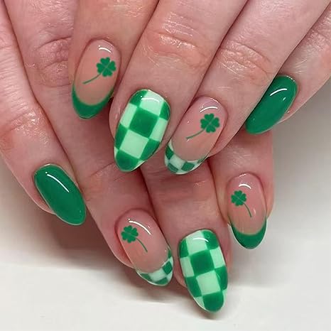 Lucky Charm Nails! 💚 St. Patrick's Day Press-On Nails