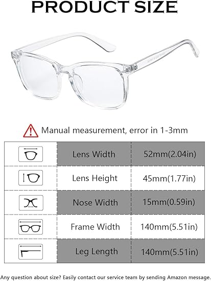 BLACK JONES Transparent Square Unisex Optical Frame (2379T)