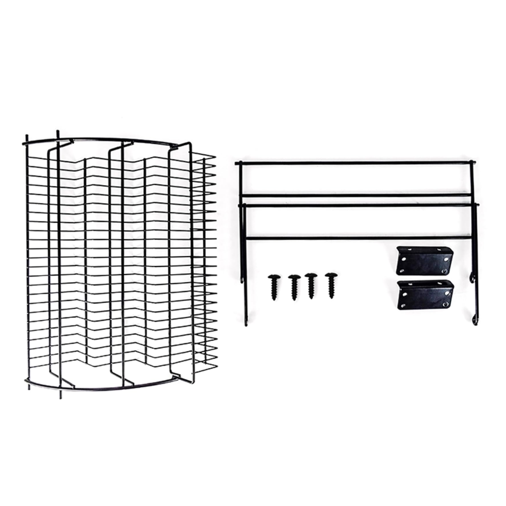 Estante para especias abatible Revestimiento de acero al carbono de 3 Estante para especias extraíble Fácil de instalar con tornillos debajo del gabinete para botellas de condimentos frascos y botell