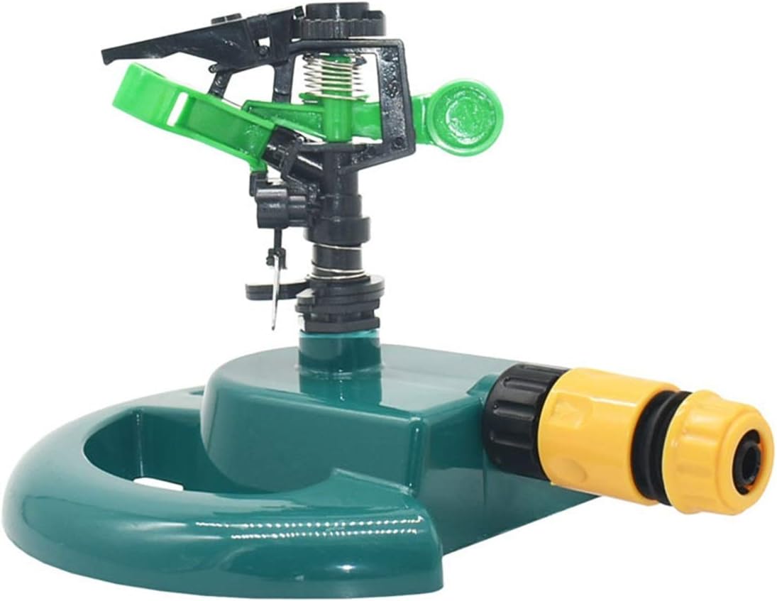 Gardening Watering System Tools Irrigation Agricultural Rocker Arm Sprinkler, with Support 360-degree Rotating Lawn Sprinkler, Agricultural Garden Irrigation 1pcs (Color : 1I2 Hose)
