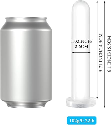 Miniatura 10 de Consolador transparente de 7.48 pulgadas con ventosa fuerte, masajeador de próstata para hombres, tapones anales para el pene para mujeres, juguete