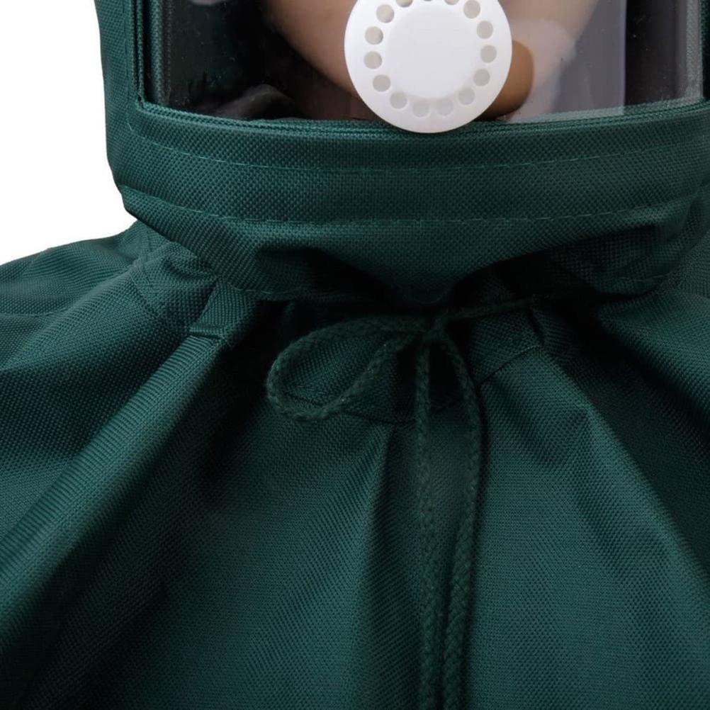 Czapka z kapturem do piaskowania z szalikiem na szal, piaskarka ochronna osłona twarzy, kaptur przeciwpyłowy do natryskiwania ochrona przed szlifowaniem malarskim