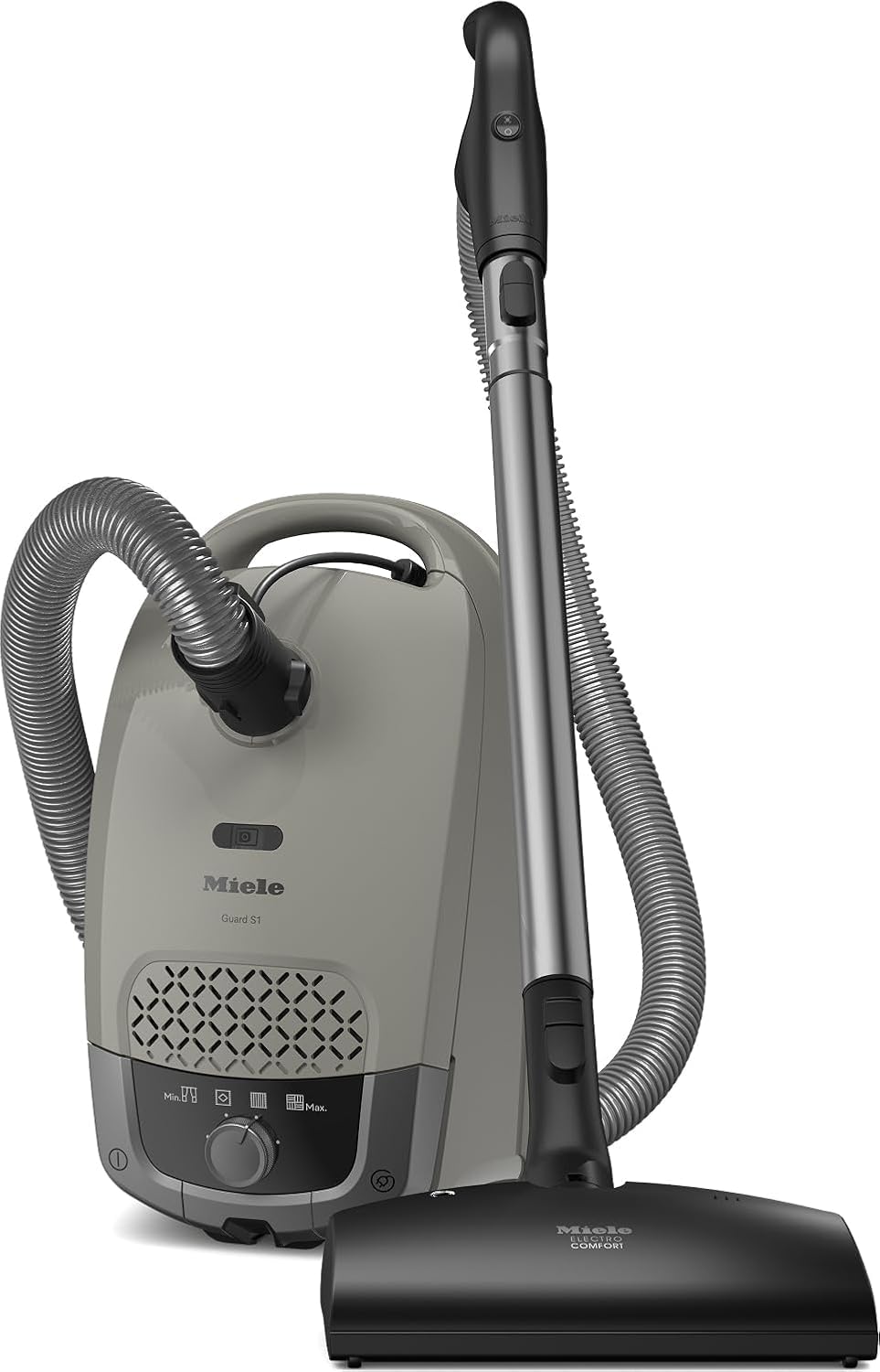 Guard S1 Electro Bagged Canister Vacuum Cleaner, AirClean Plus Filtration, SEB 217-3 Electrobrush & SBB 300-3 Parquet Twister, 1200W Powerful Suction, Compact & Lightweight, Casa Grey