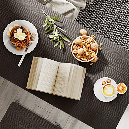 Odk 47" Bar Table, Bar Height Pub Table, Rectangle High Top Kitchen & Dining Tables With Sturdy Legs & Easy-To-Clean Top & 10 Min Quick Assembly, Indoor Use, Black #TOP2