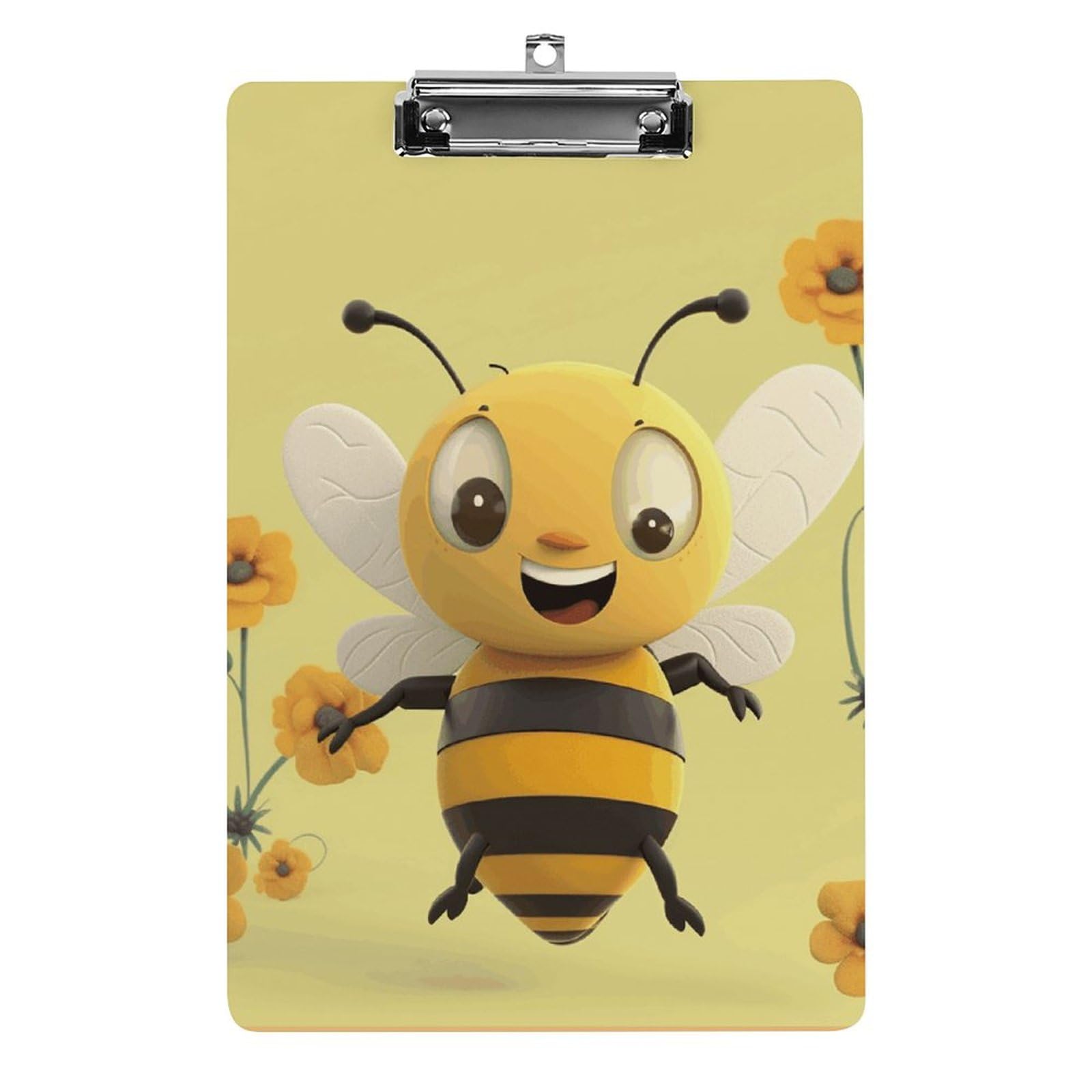 Porte-bloc A4 acrylique Happy Bee pour écrire debout sans table - 8