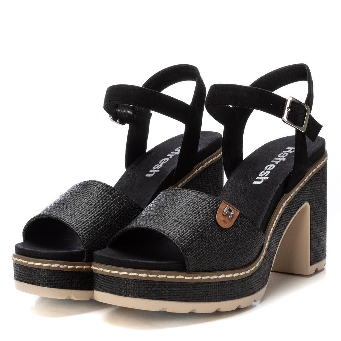 REFRESH Sandalias 172706 Negro