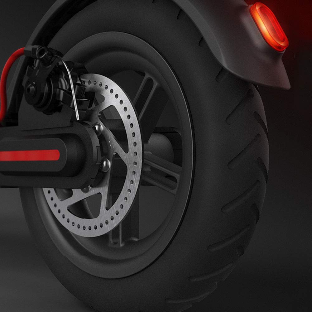 MAGT M365 Pneumatico Solido, Scooter Elettrico Xiaomi M365 Ruote con Cerchio a Secchio e Disco Freno, Posteriore della Rotella della Gomma Compatibile con Xiaomi Mijia M365 Scooter Elettrico
