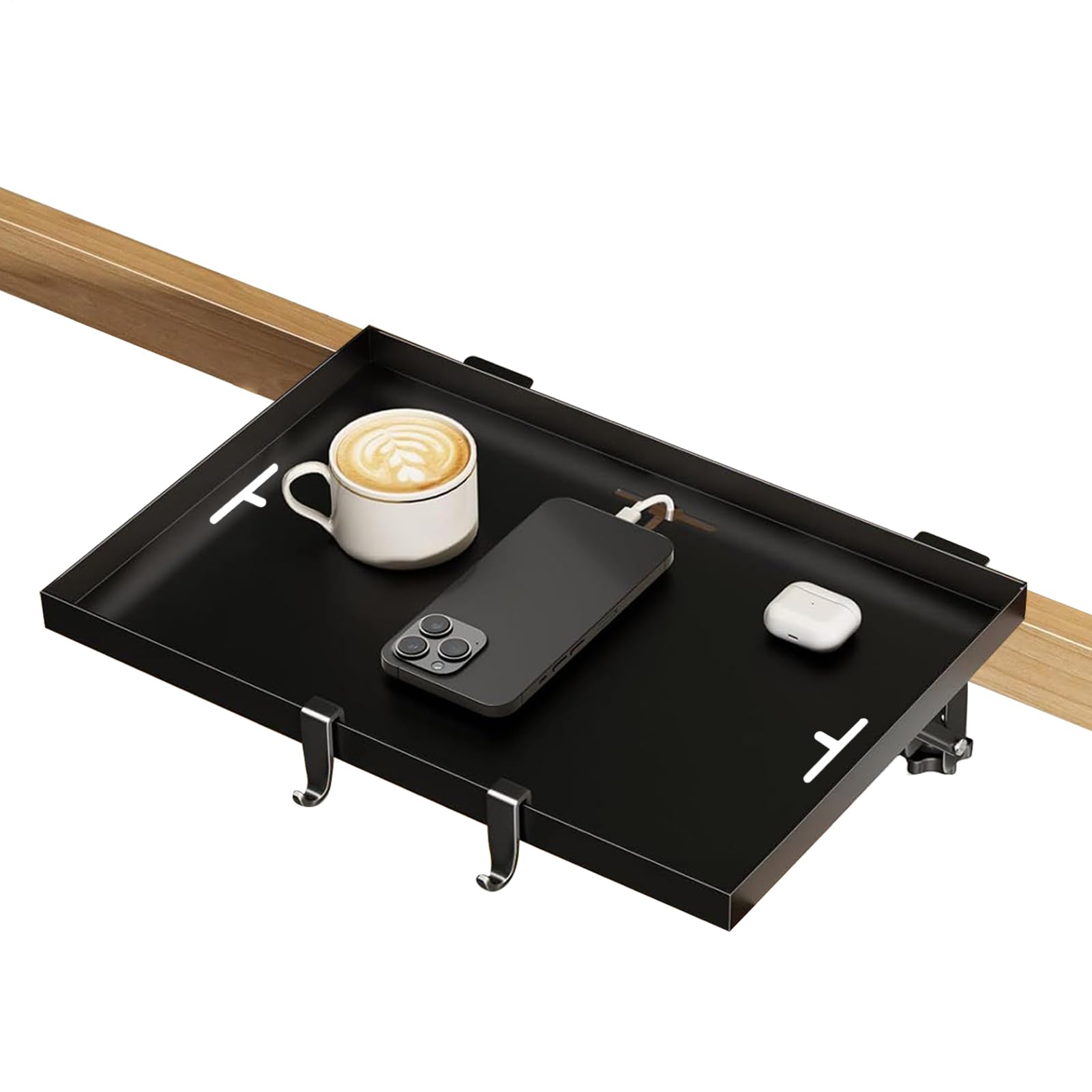 Tablette de lit pliante et étagère de nuit pour chambre