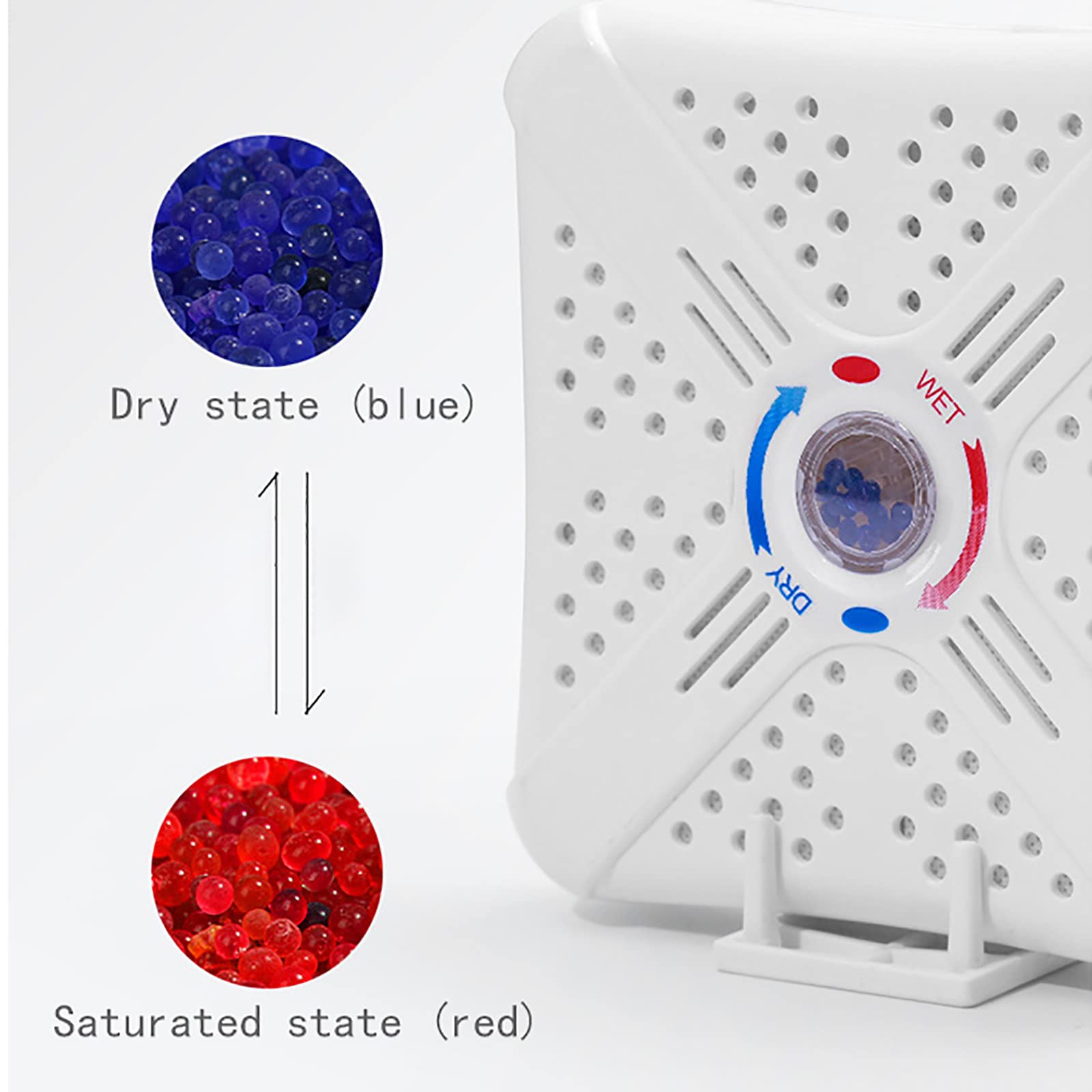 Deshumidificador – Mini circulación de baja energía absorción de humedad para armario, zapatero, estantería, taquilla - Simple y conveniente