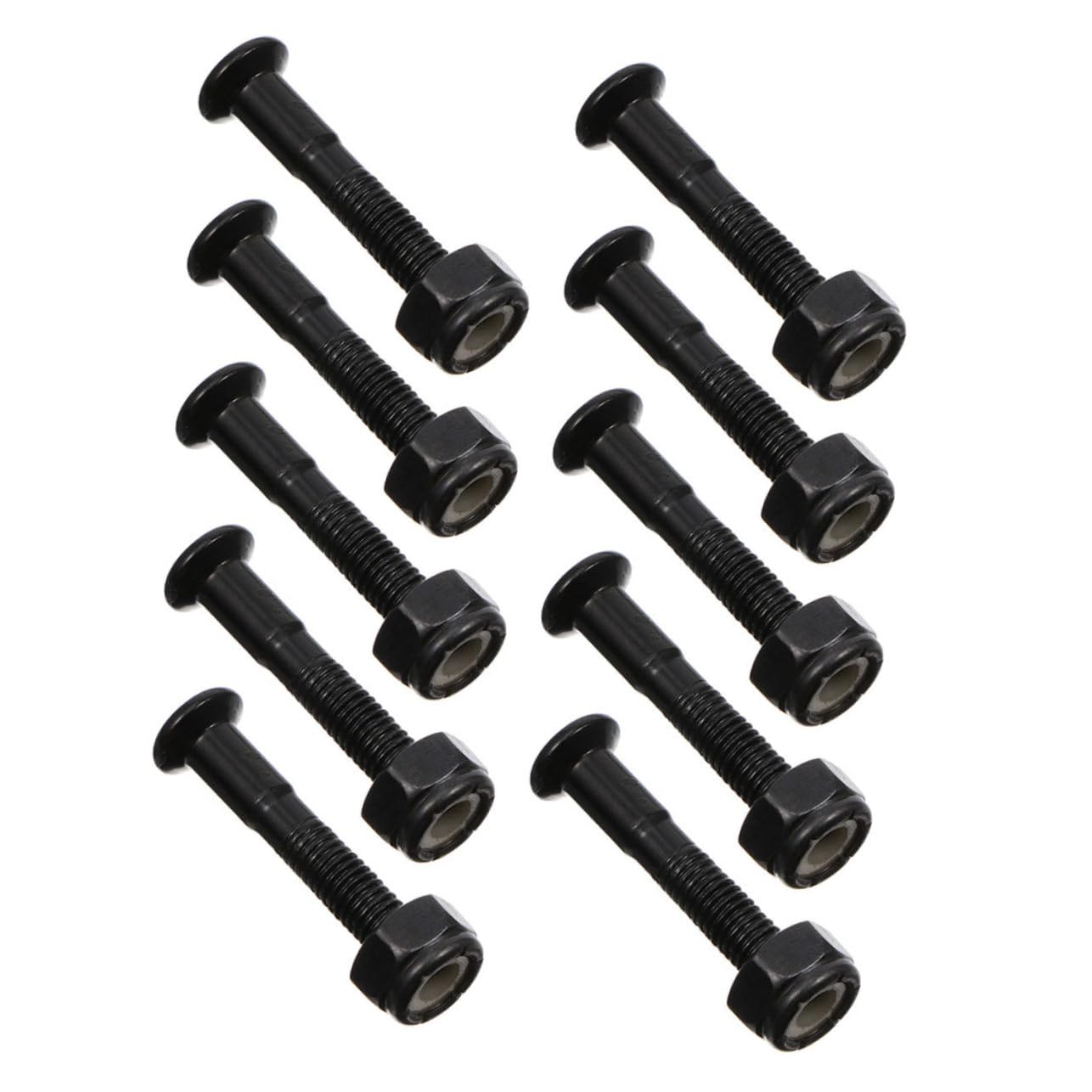 HOLIDYOYO 40Sets Mounting Bolts Set Screws Nuts for Skateboard Hardware Replacement Mounting Set for Trucks Decks for Use