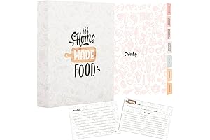 The Ultimate Recipe Binder with Plastic Sleeves for Effortless Meal Planning