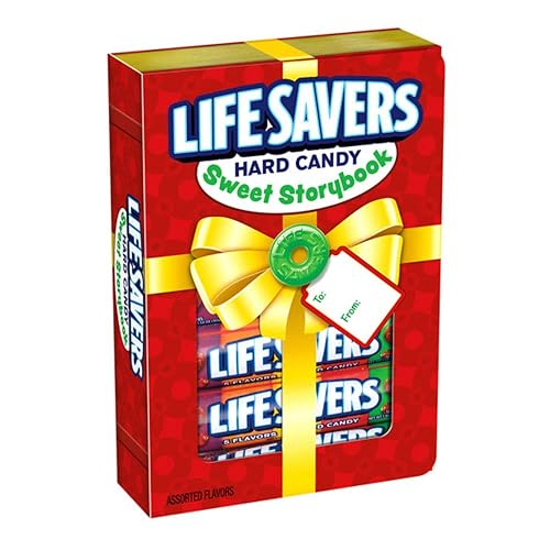 LIFE SAVERS - Caja de regalo con libro de cuentos y dulces de 5 sabores, rollo de 1.14 onzas (6 rollos de golosinas)