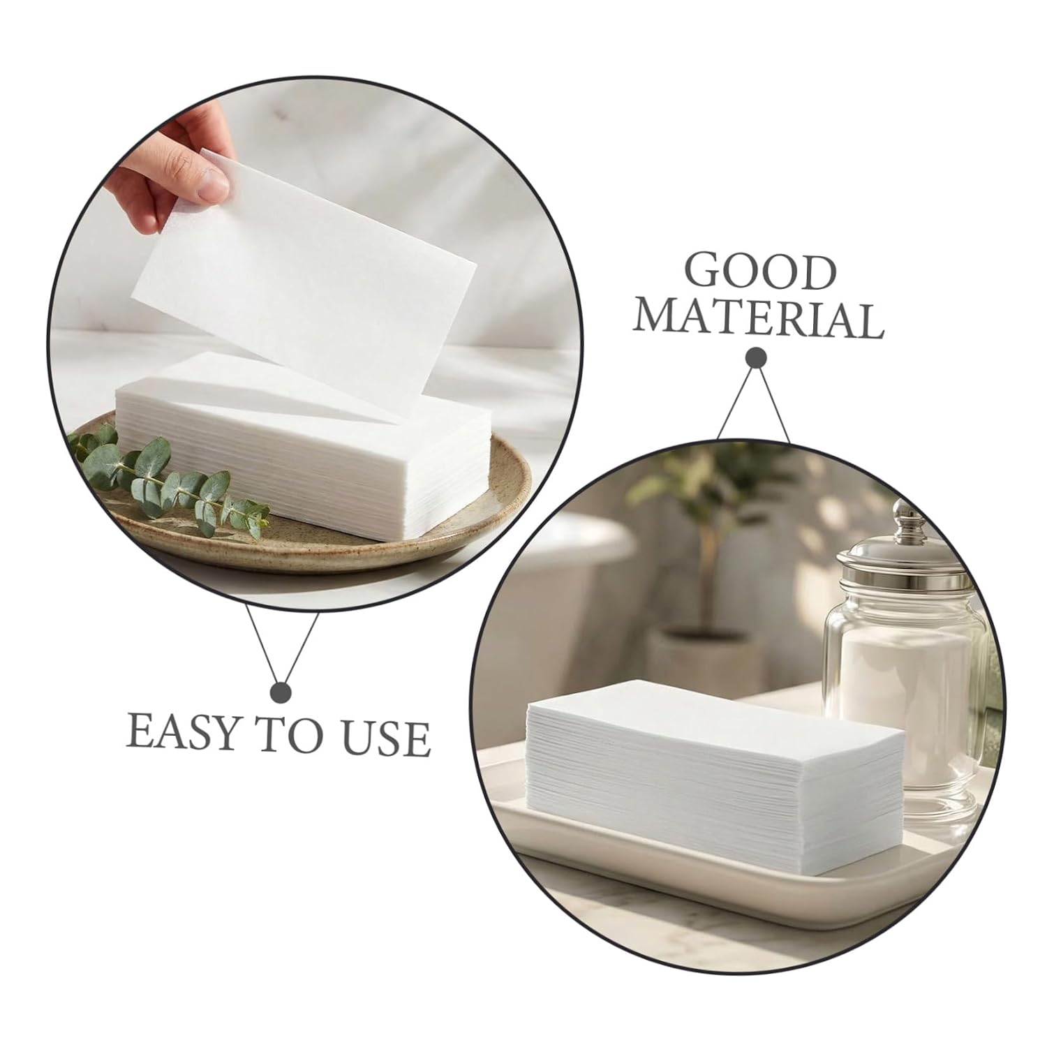 260pcs Large Disposable Perm End Wrapping Paper for Hair Rollers, Breathable Protective Tissue Paper for Salon and Home Styling, Thin Heat-resistant Sheets for Professional Hair