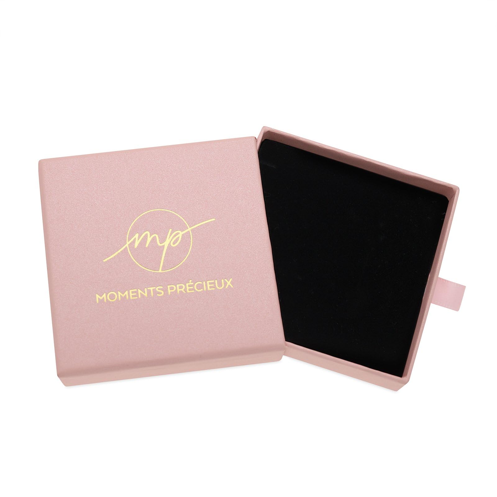 Moments Precieux - Pulsera infantil con placa personalizada, color plateado