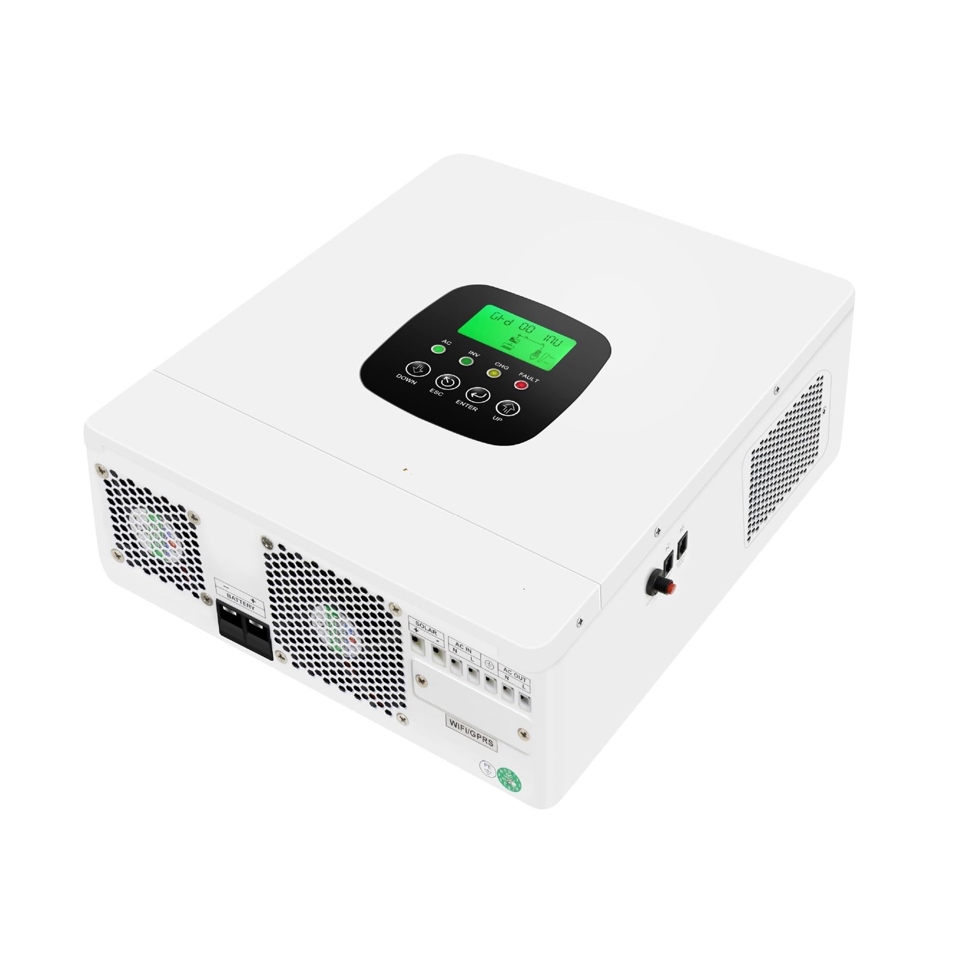 Inverter fotovoltaici ibridi solari con accumulo di energia fuori rete: 3,3 kW, 6,3 kW, 10,3 kW, 12,3 kW(HFP103248/10.3KW)
