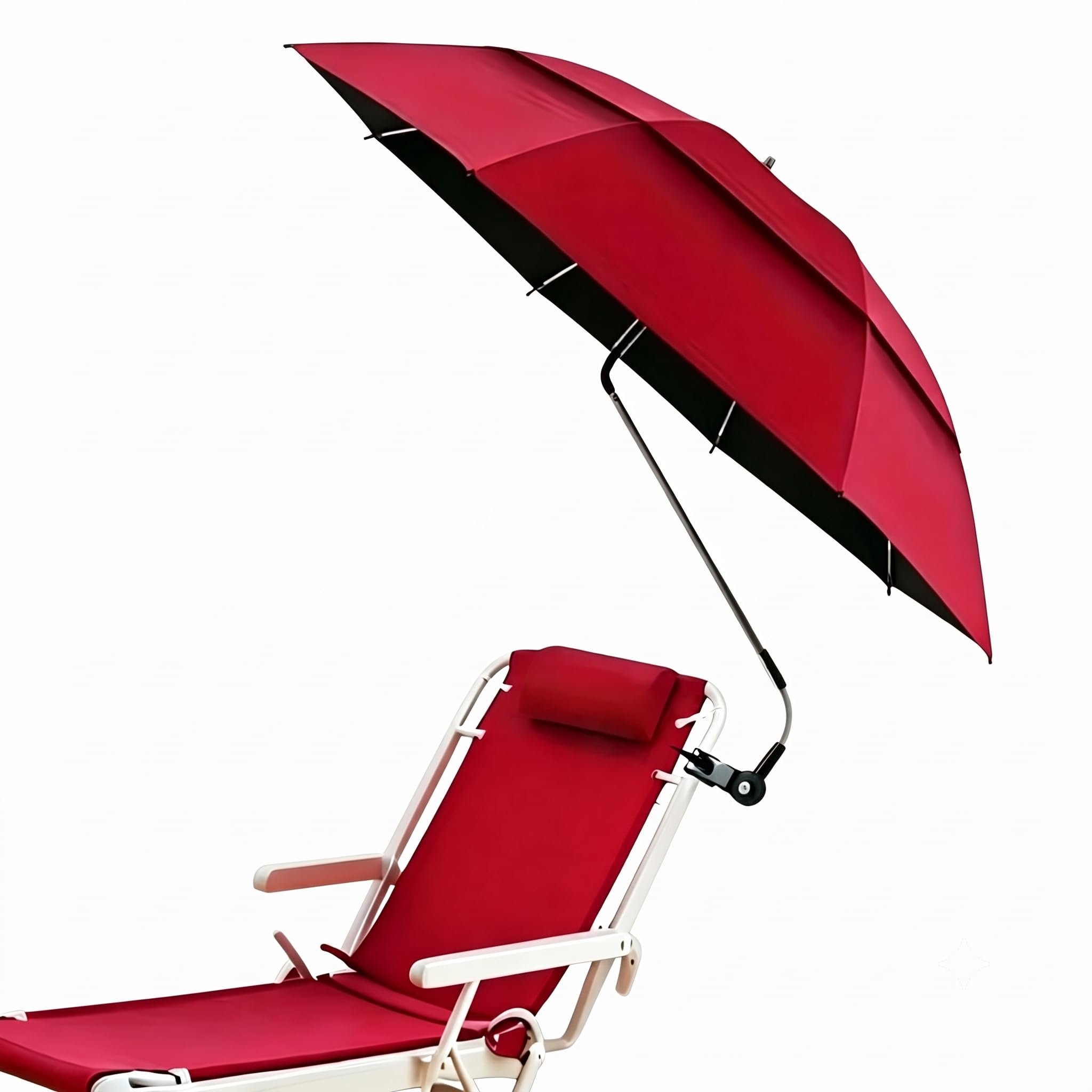 Parasol à pince pour chaise et poussette - Protection UPF 50+