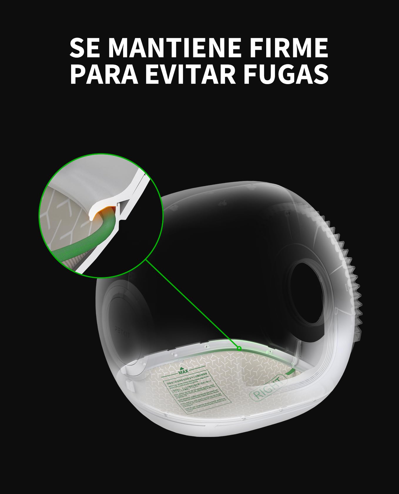 PETKIT Forro para Arenero Gatos Autolimpiable Pura MAX 2, Alfombrilla de Alto Rendimiento Mejorada, a Prueba de Fugas, Impermeable, Resistente a Los Arañazos, No Compatible con PURA MAX