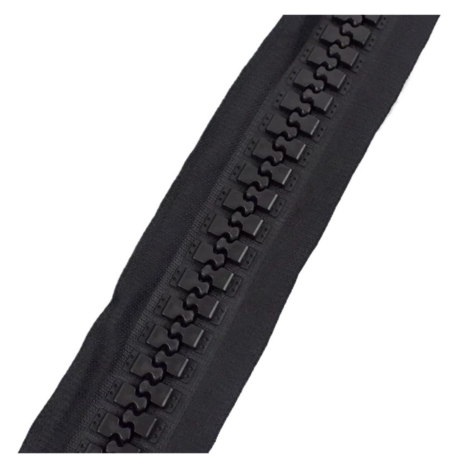 30# for cremallera grande deslizante, mochila for exteriores, tienda, cierre de cremalleras, Kit de reparación, accesorios de ropa DIY(Black-2Meter2Sliders)