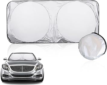 Car Windscreen Sun Shade for Ford Tourneo Custom NXN, Foldable Cover Visor Sunshades