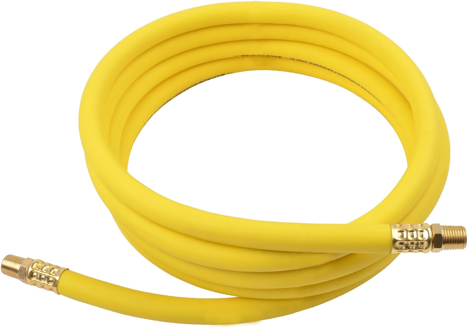 CRAFTSMAN 3/8-in x 10-ft Poly Hybrid Lead-In Air Hose, 300 PSI, Flexible w/Solid Brass Fittings for Air Compressors