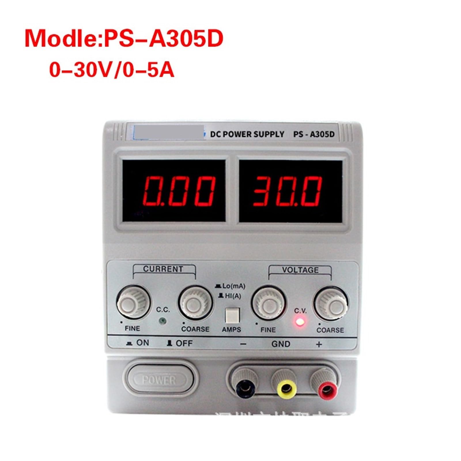 Alimentatori CC programmabili Alimentatore Regolato CC Regolabile Alimentatore lineare PS-A305D Conversione 30V5A Display mA 305D