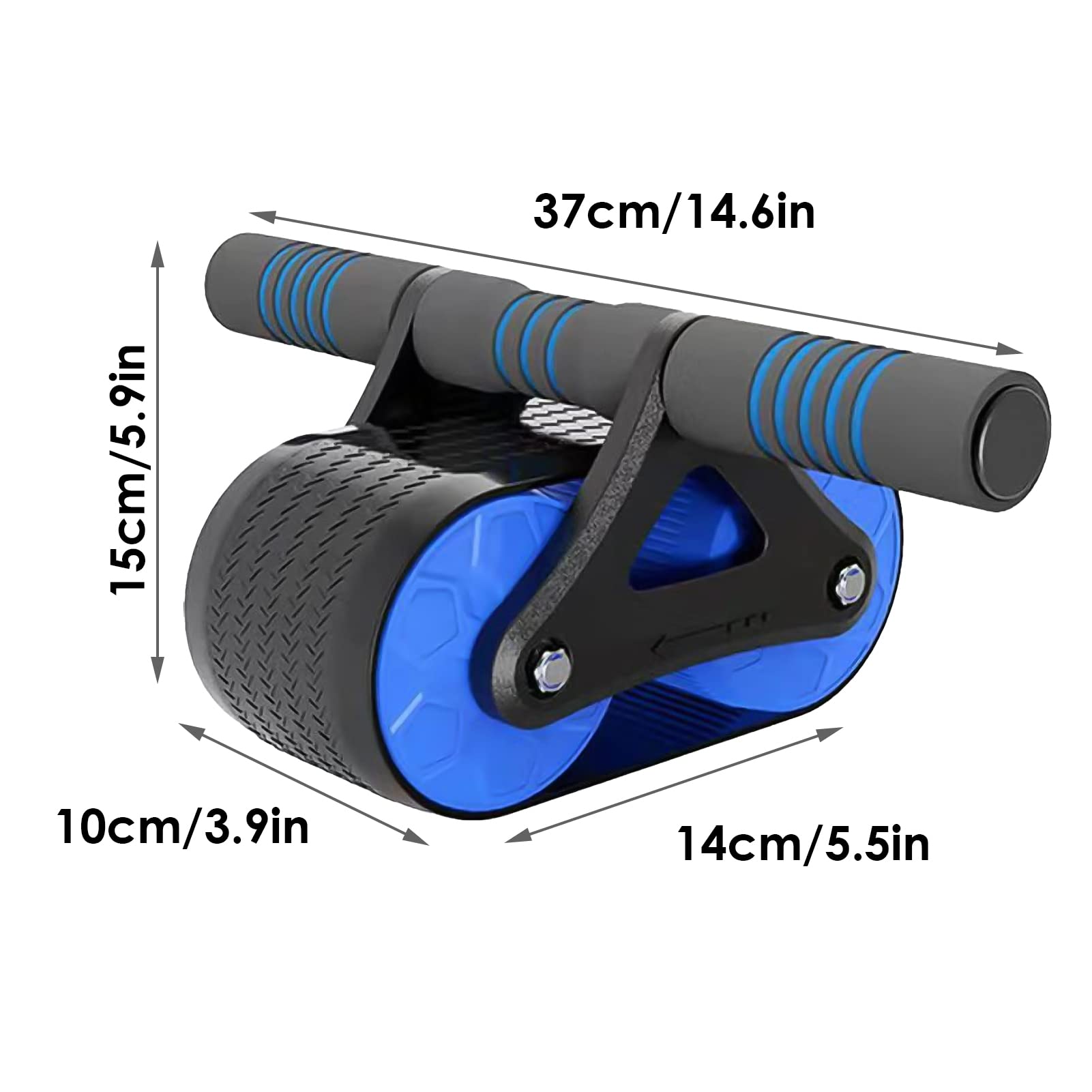 Ruota Addominali Bnlei Con 3 Ruote E Ritorno Automatico - Per Allenamento Addome Casa O Palestra - Foto 5