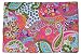 Hand Block Printed Indian Natural Cotton Jaipuri Print Sanganeri Kurti Print Fabric by Yard (Pink Paisley)
