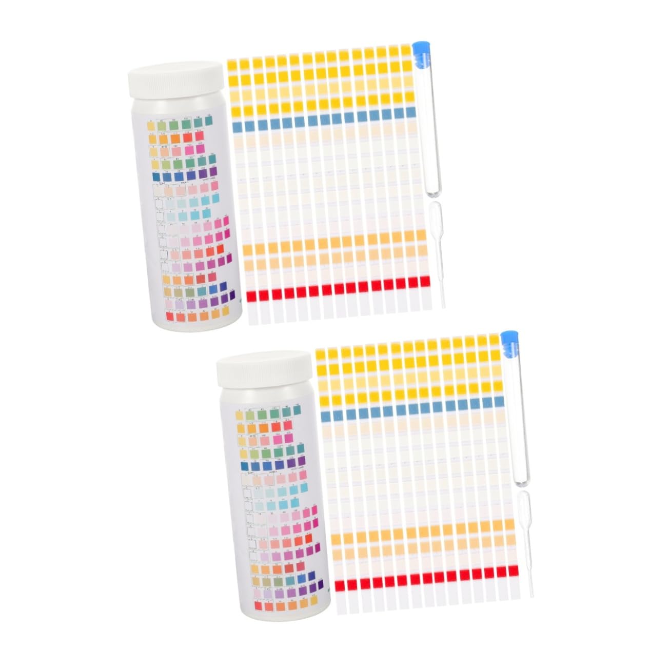 Toddmomy 100piezas Tiras De Prueba De Calidad De Agua Potable De Tiras De Test Para Medir Agua Kit De Análisis Para Uso Doméstico Práctico y Portátil