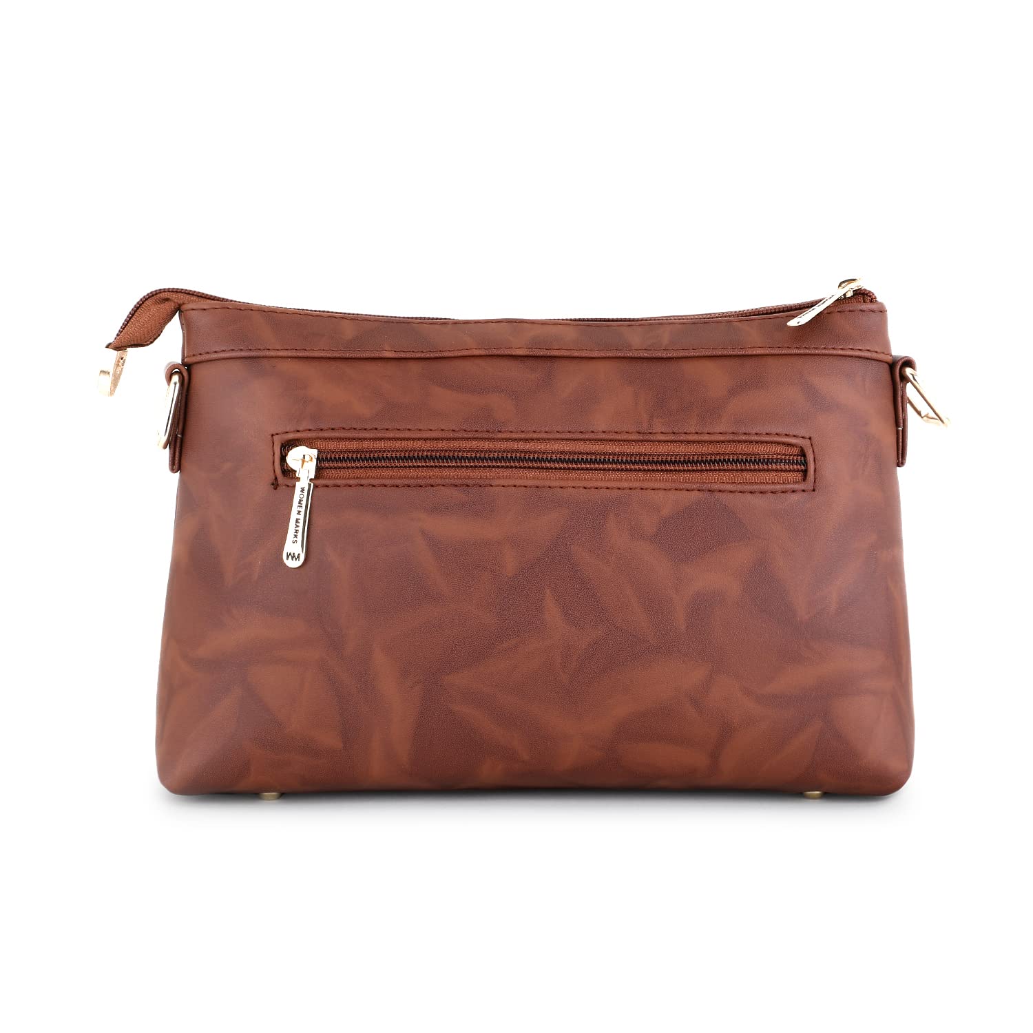 WOMEN MARKS NSB-04-LEAF-SLING BAG (DARK BROWN)