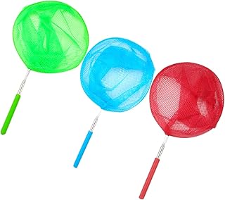 FELTECHELECTR Fish Landing Net Fishing Tackle 3pcs Outdoor Summer Toys Outdoor Play Toys for Kids Boys Toys Kids Beach Nets Kit for Kids Nets for Telescopic Butterfly Net