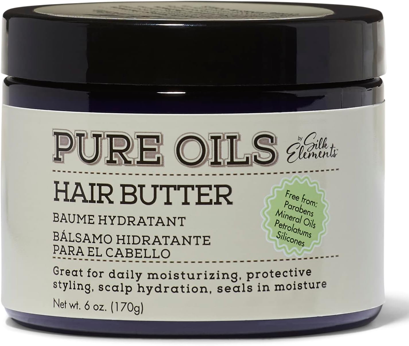 Silk Elements Pure Oils Hair Butter, 6oz