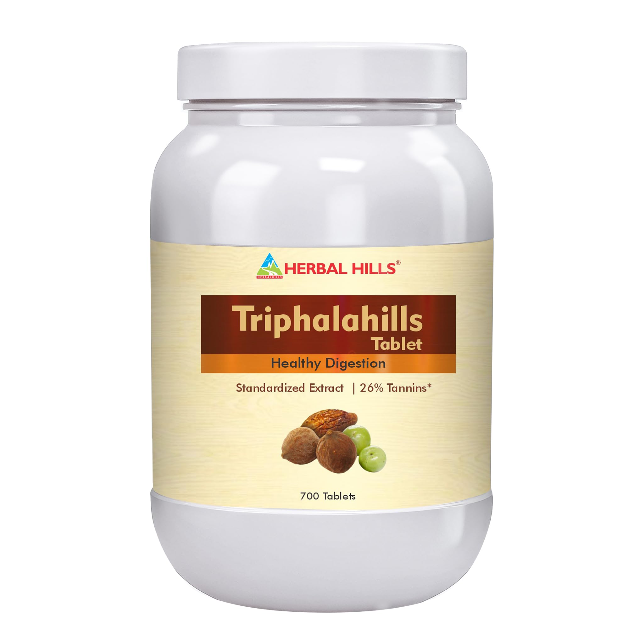 Herbal Hills Triphala Tablets, 700 Count, Pack of 1